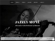 Tablet Screenshot of jazzlyviolin.com